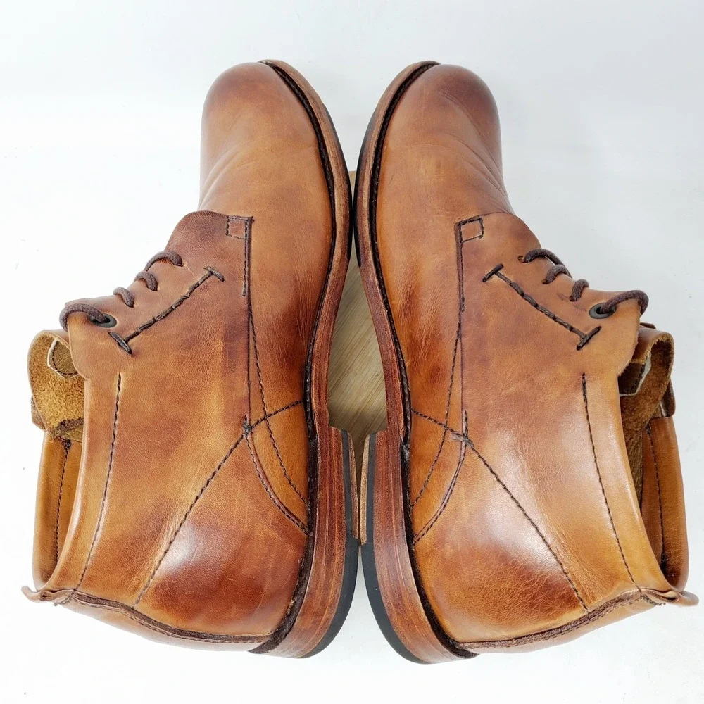 Sutro Boots Mens 10.5 D Lee Chukka Honey Brown Leather Lace Up Shoes